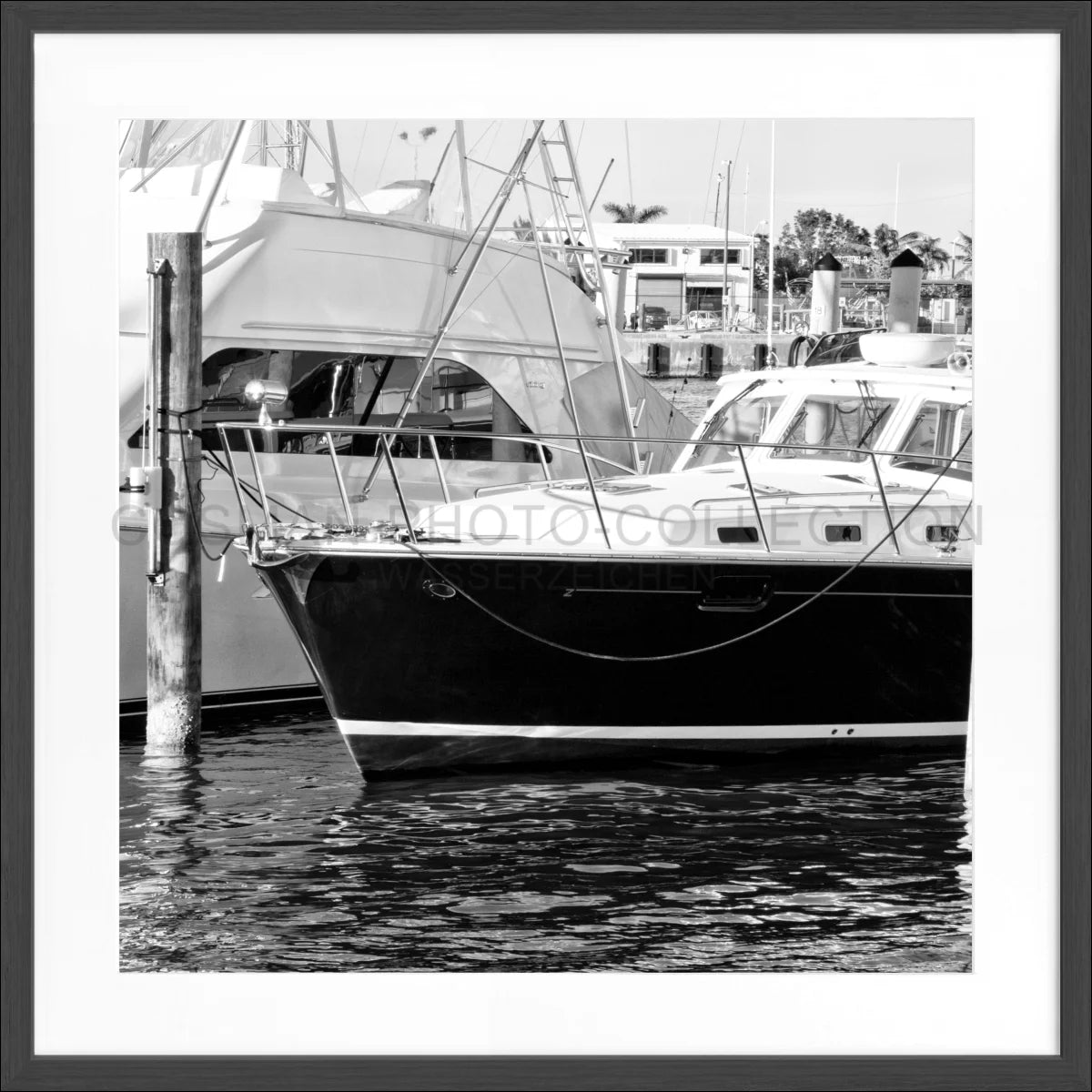 Poster mit Rahmen ’Boat’ Florida Key West FL19Q - Wandbilder
