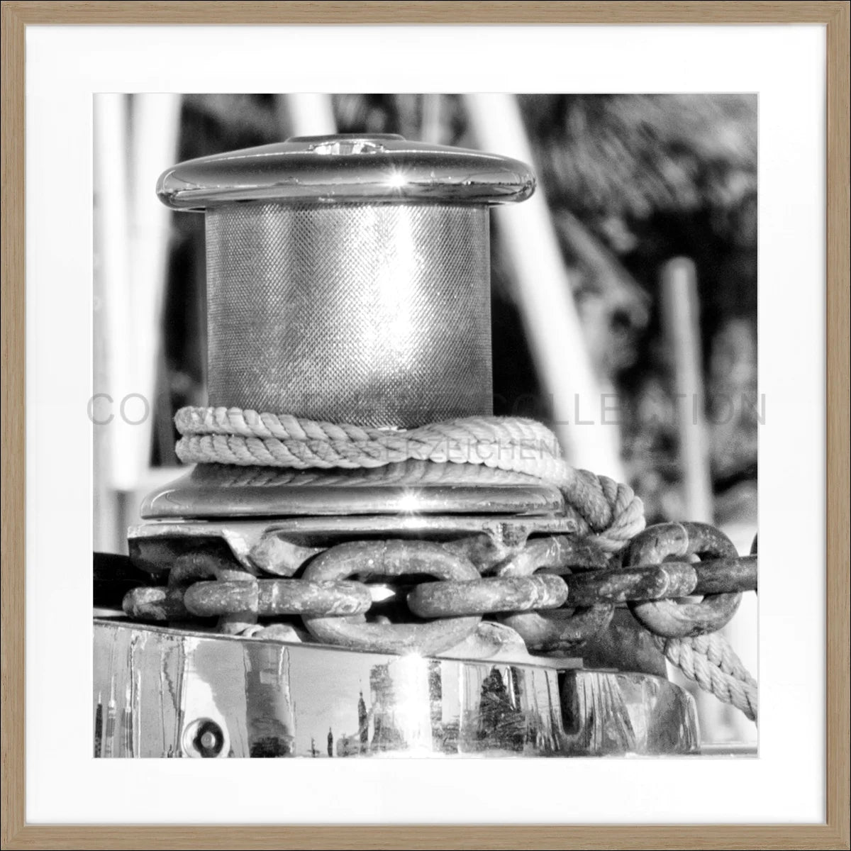 Poster mit Rahmen ’Boat’ Florida Key West FL45Q - Wandbilder