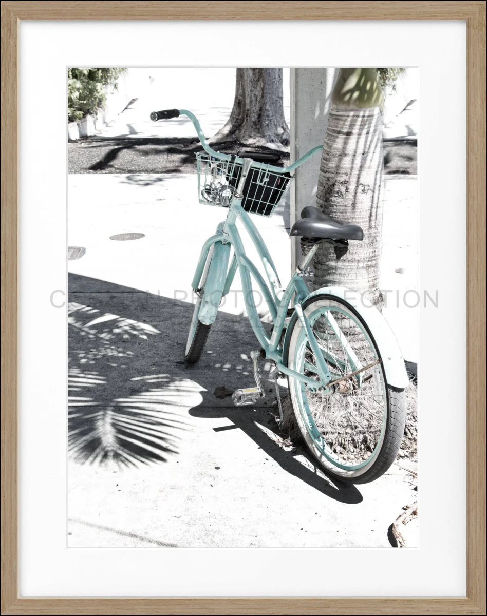 Poster mit Rahmen Florida Key West ’Bike’ FL29 - Wandbilder