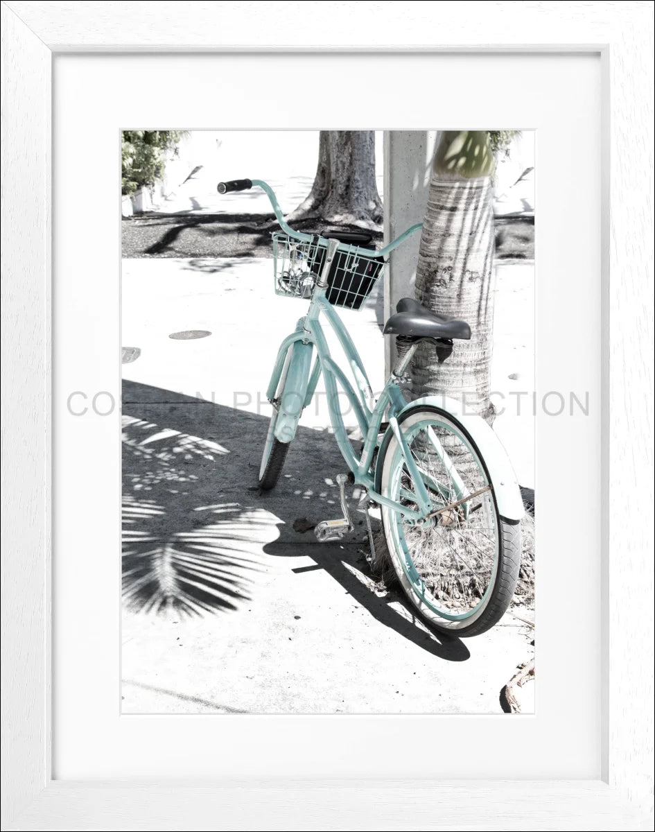Poster mit Rahmen Florida Key West ’Bike’ FL29 - Wandbilder