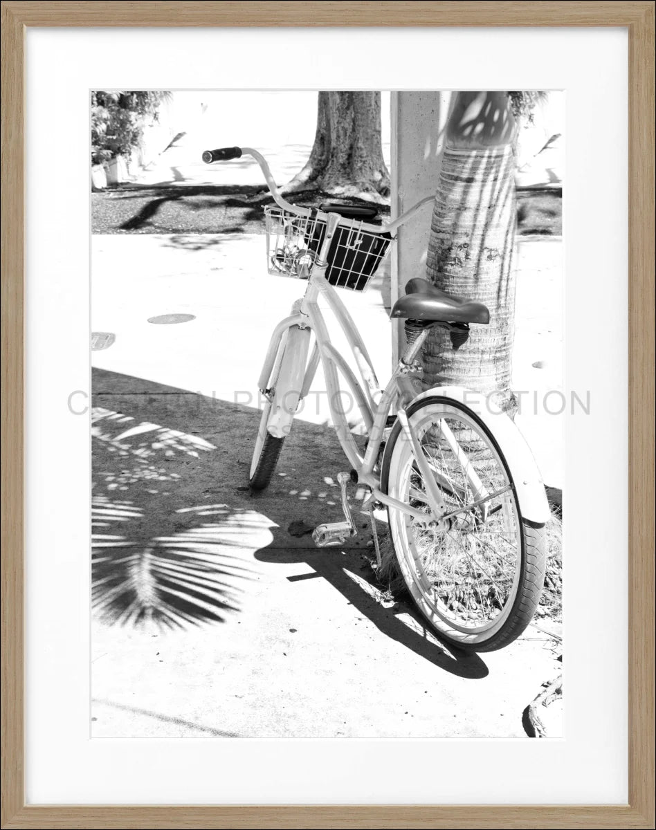Poster mit Rahmen Florida Key West ’Bike’ FL29 - Wandbilder