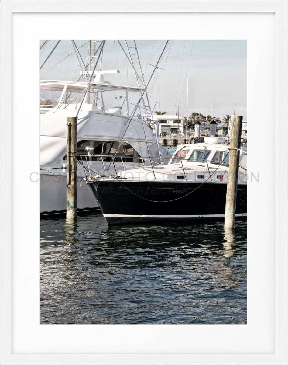 Poster mit Rahmen Florida Key West ’Boat’ FL19 - Wandbilder