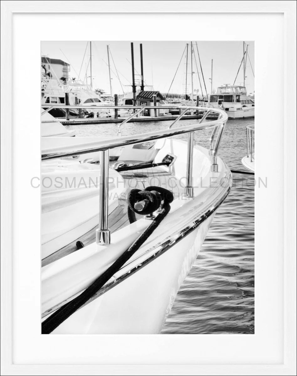Poster mit Rahmen Florida Key West ’Boat’ FL37 - Wandbilder