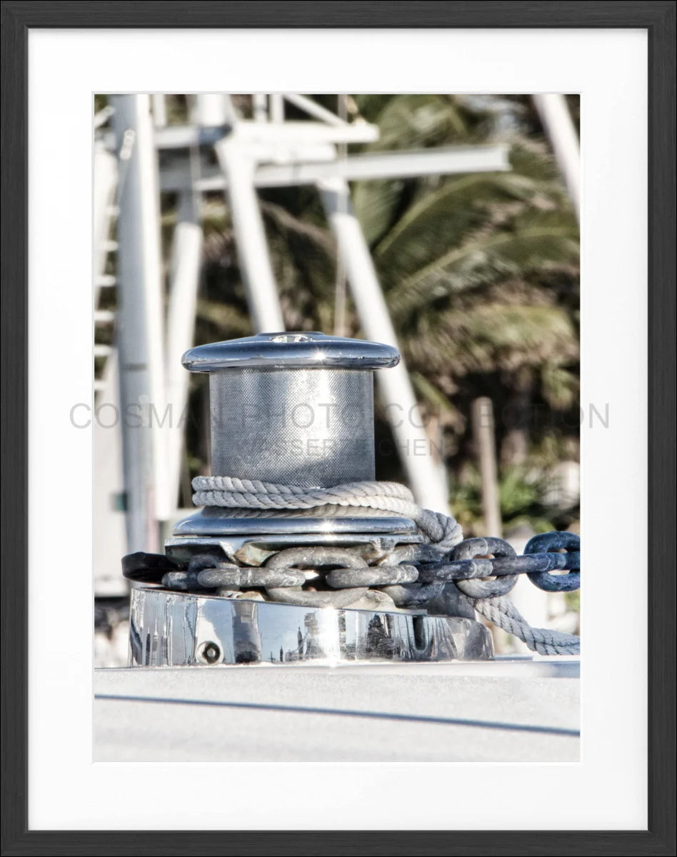 Poster mit Rahmen Florida Key West ’Boat’ FL45 - Wandbilder