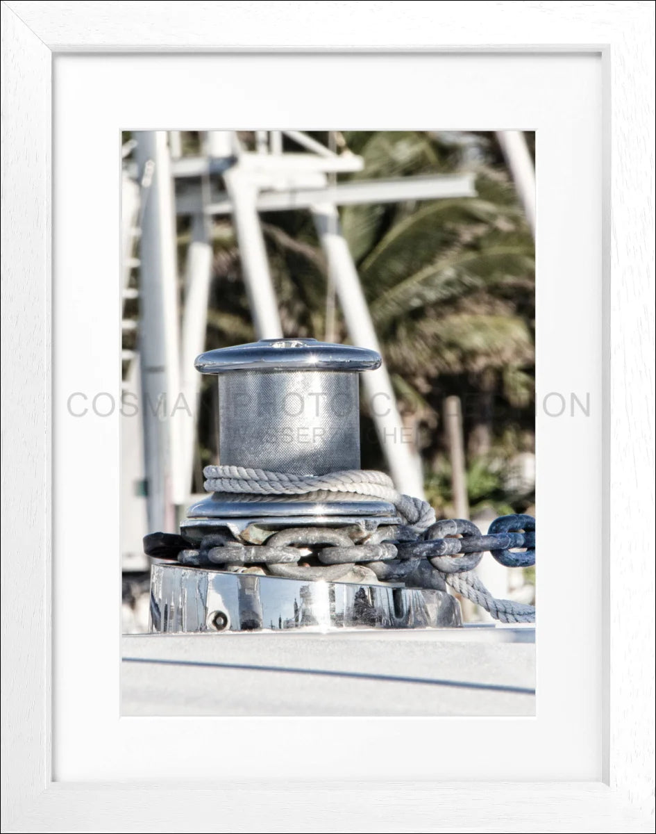 Poster mit Rahmen Florida Key West ’Boat’ FL45 - Wandbilder