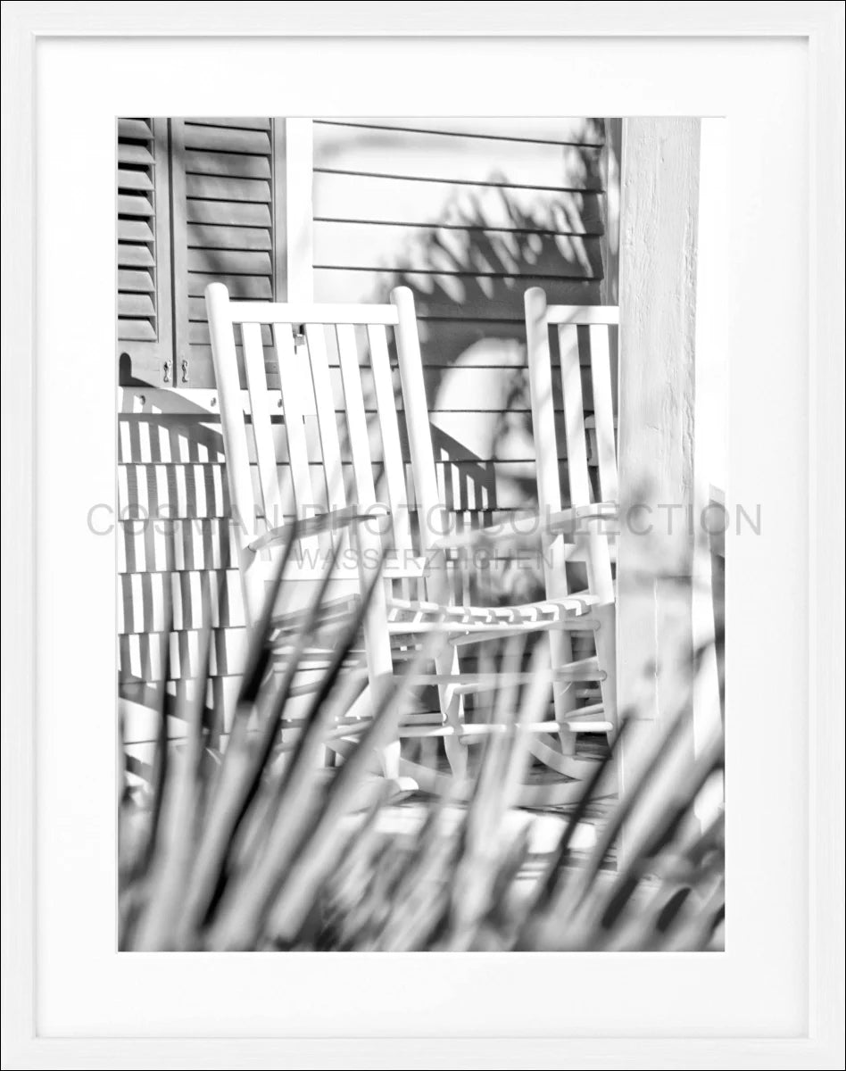 Poster mit Rahmen Florida Key West ’Deckchair’ FL24