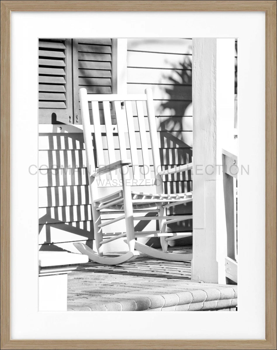 Poster mit Rahmen Florida Key West ’Deckchair’ FL27