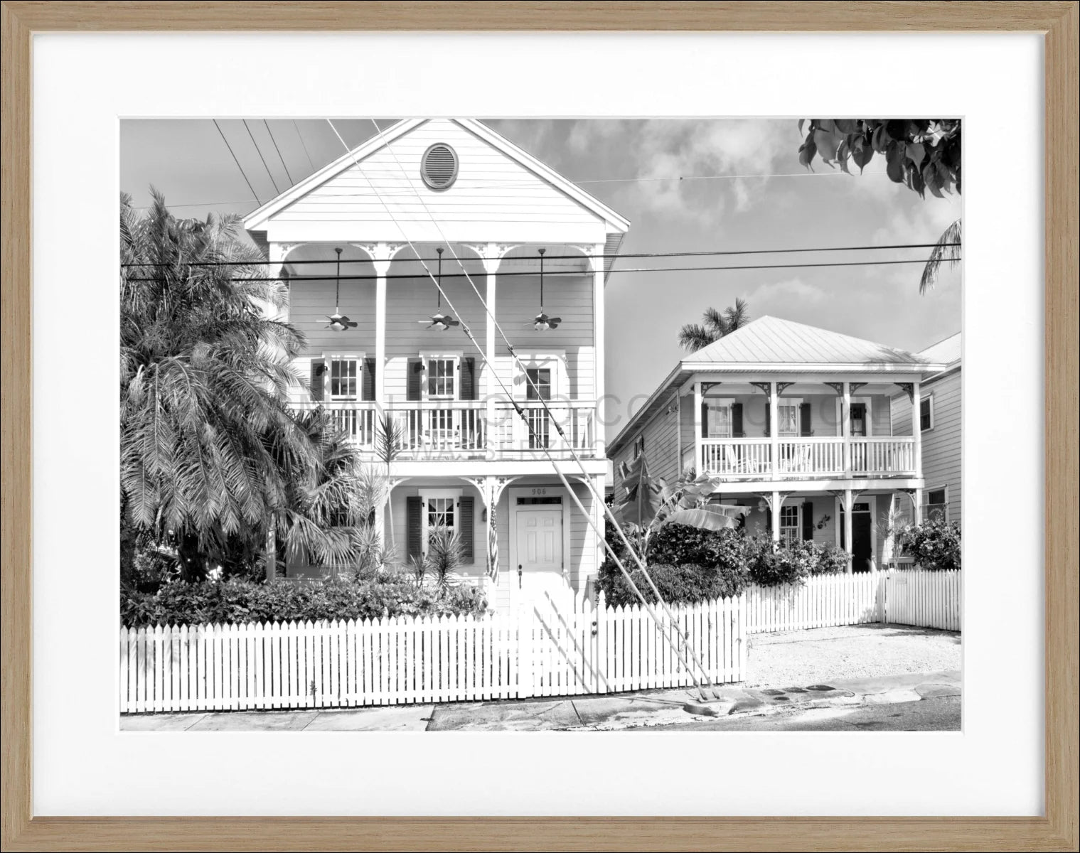 Poster mit Rahmen Florida Key West FL14 - Wandbilder