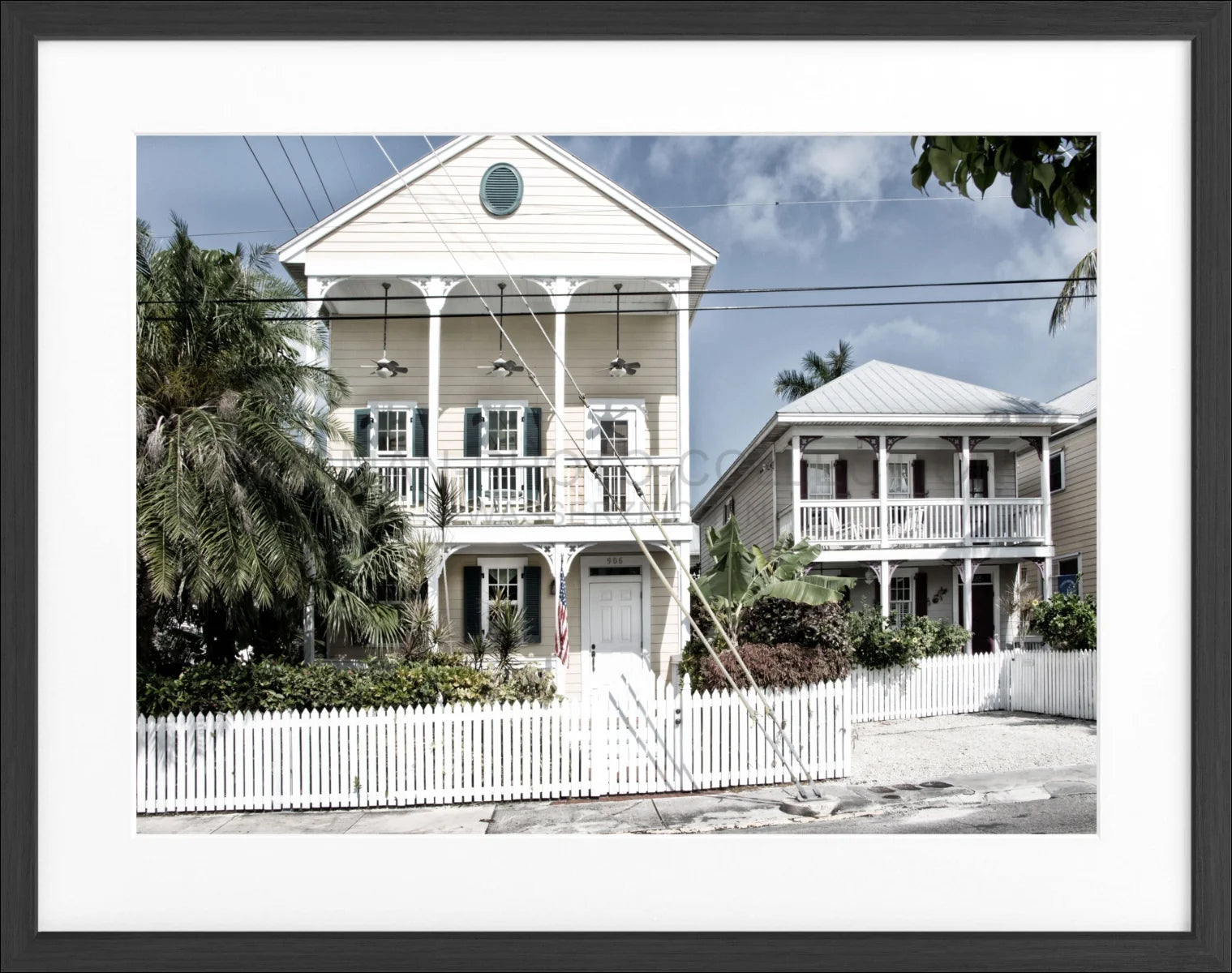 Poster mit Rahmen Florida Key West FL14 - Wandbilder