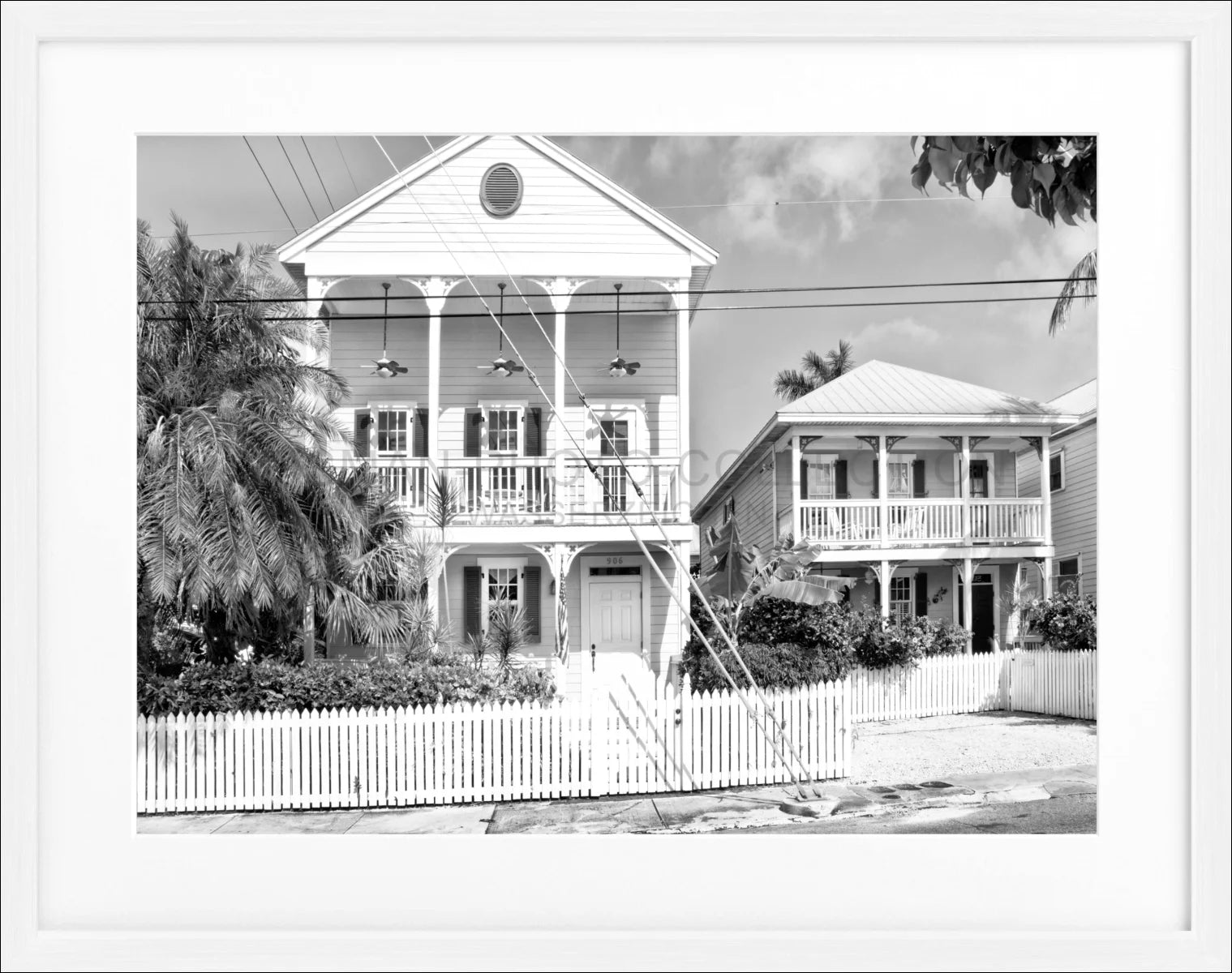 Poster mit Rahmen Florida Key West FL14 - Wandbilder