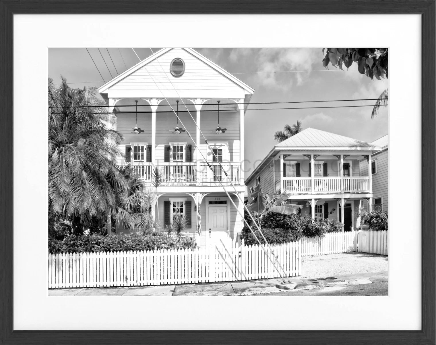 Poster mit Rahmen Florida Key West FL14 - Wandbilder