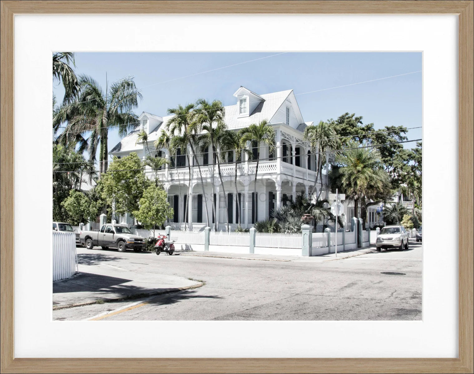 Poster mit Rahmen Florida Key West FL38 - Wandbilder