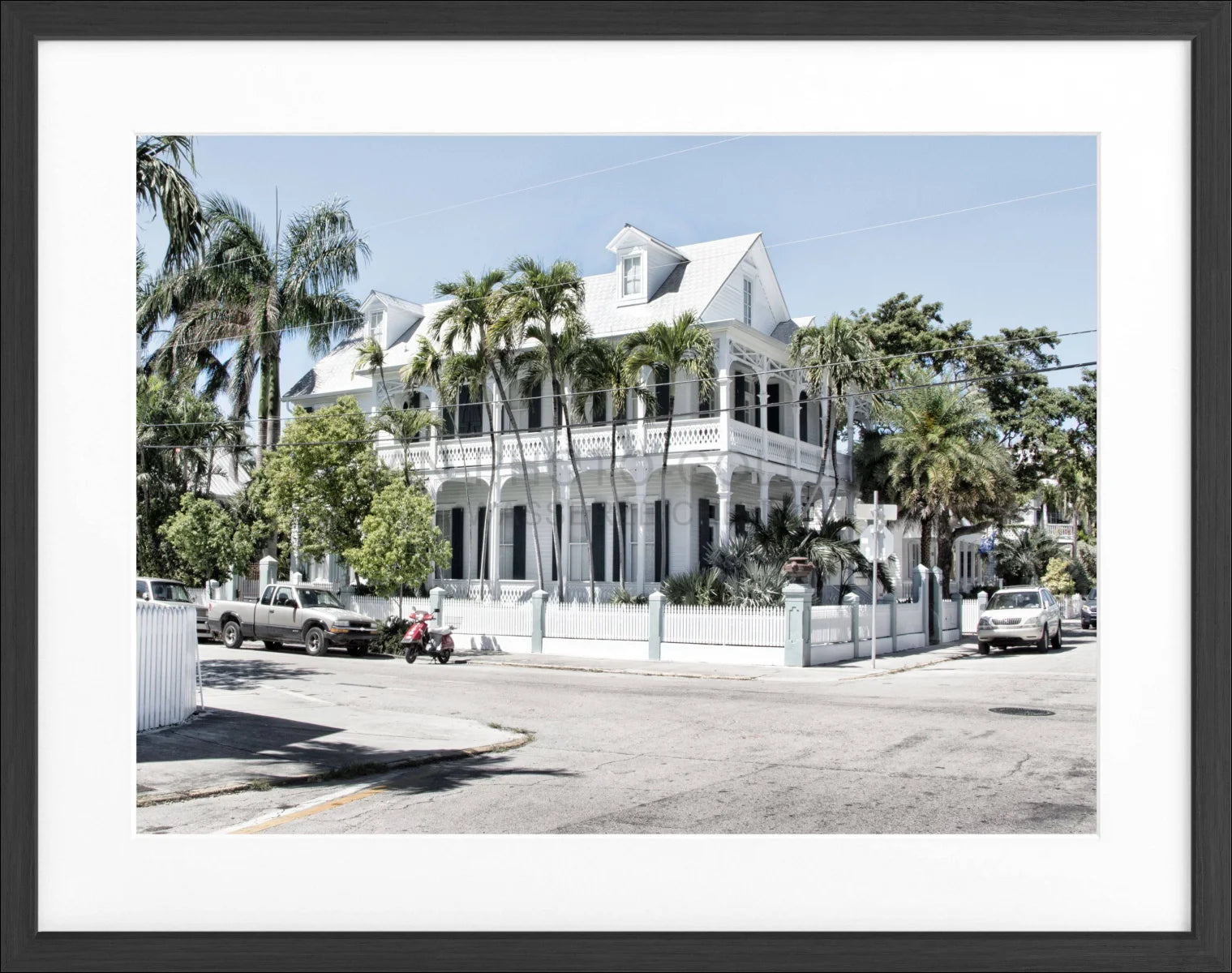 Poster mit Rahmen Florida Key West FL38 - Wandbilder