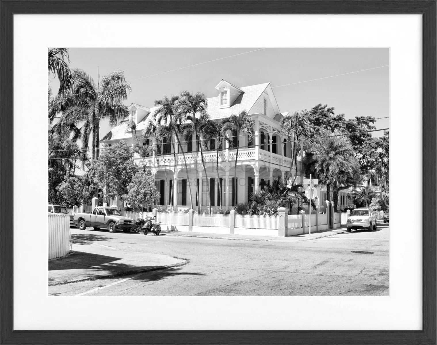 Poster mit Rahmen Florida Key West FL38 - Wandbilder