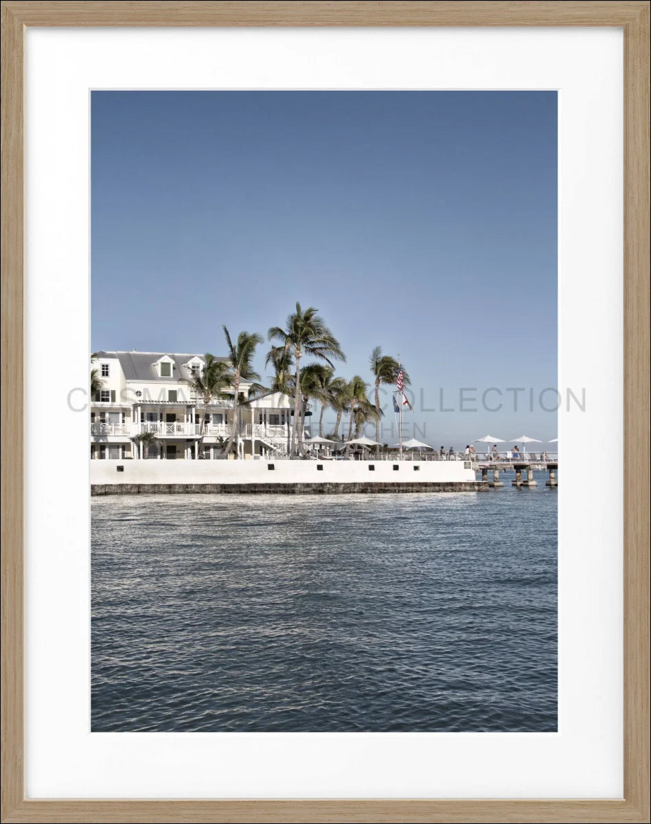 Poster mit Rahmen Florida Key West FL42B - Wandbilder