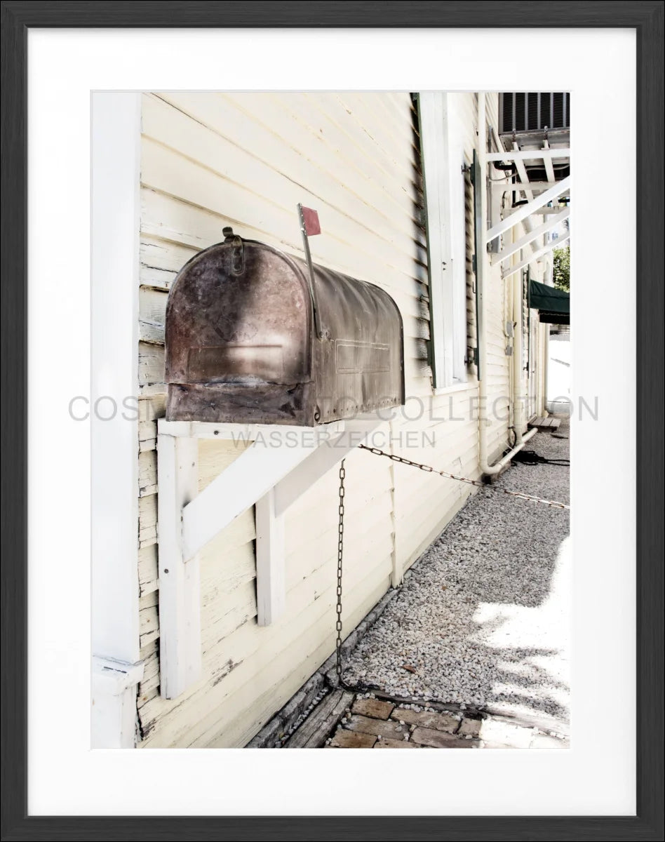 Poster mit Rahmen Florida Key West ’Mailbox’ FL22