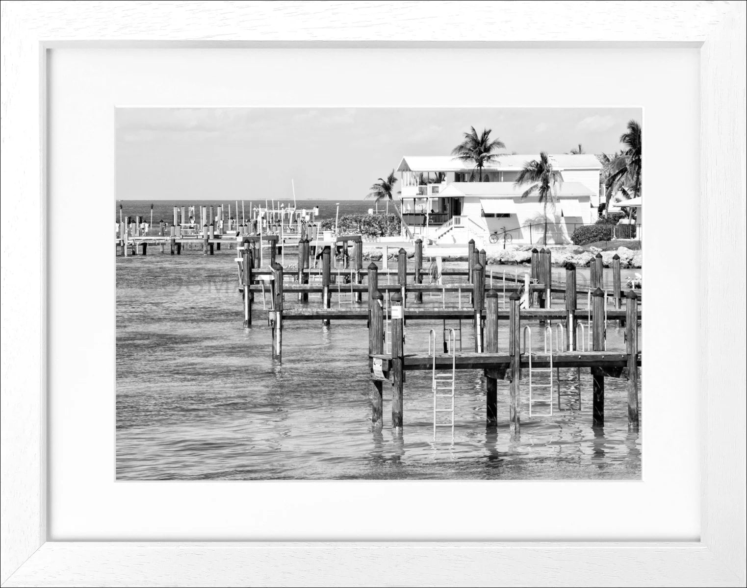 Poster mit Rahmen Florida Keys ’Beach House’ FL04
