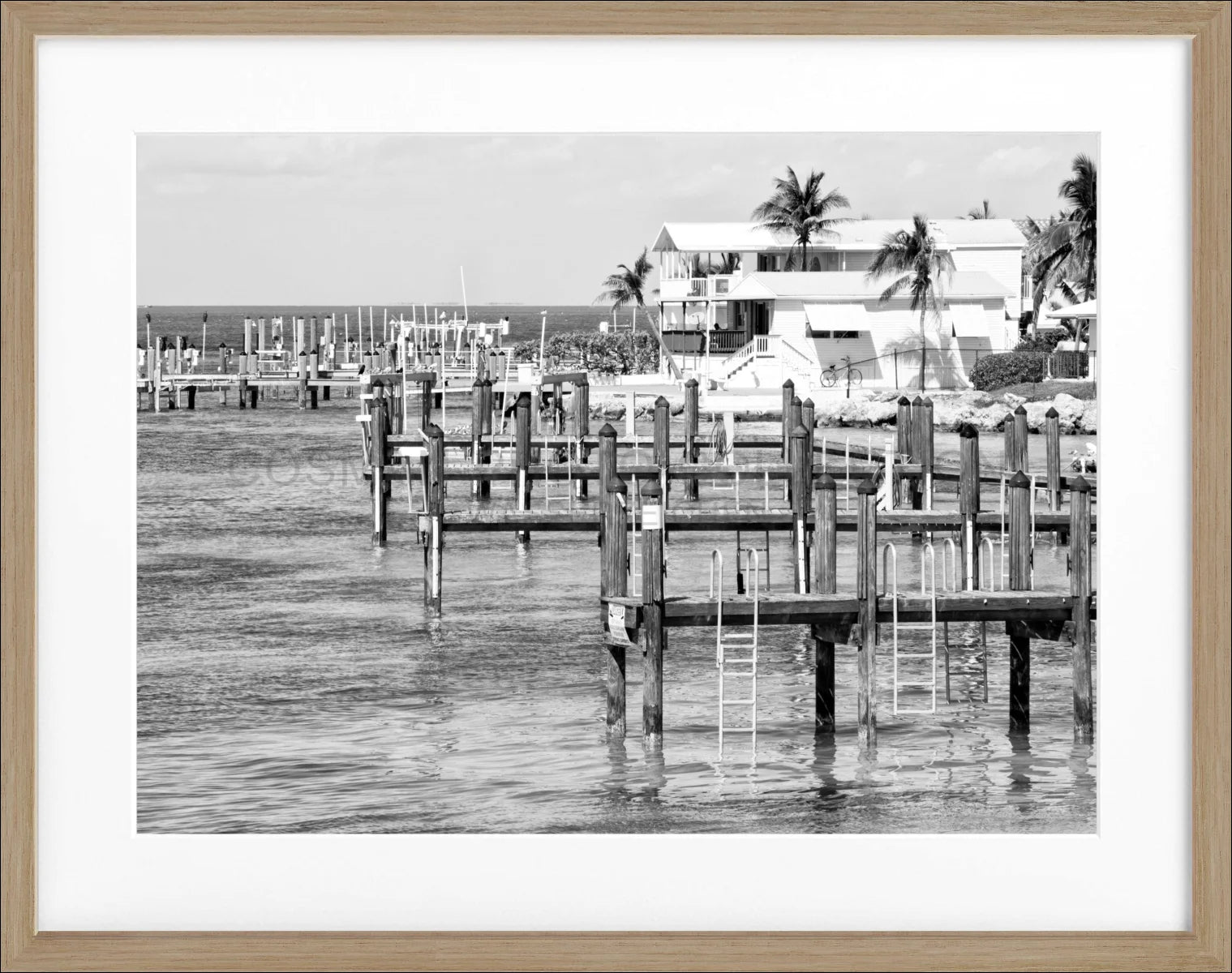 Poster mit Rahmen Florida Keys ’Beach House’ FL04