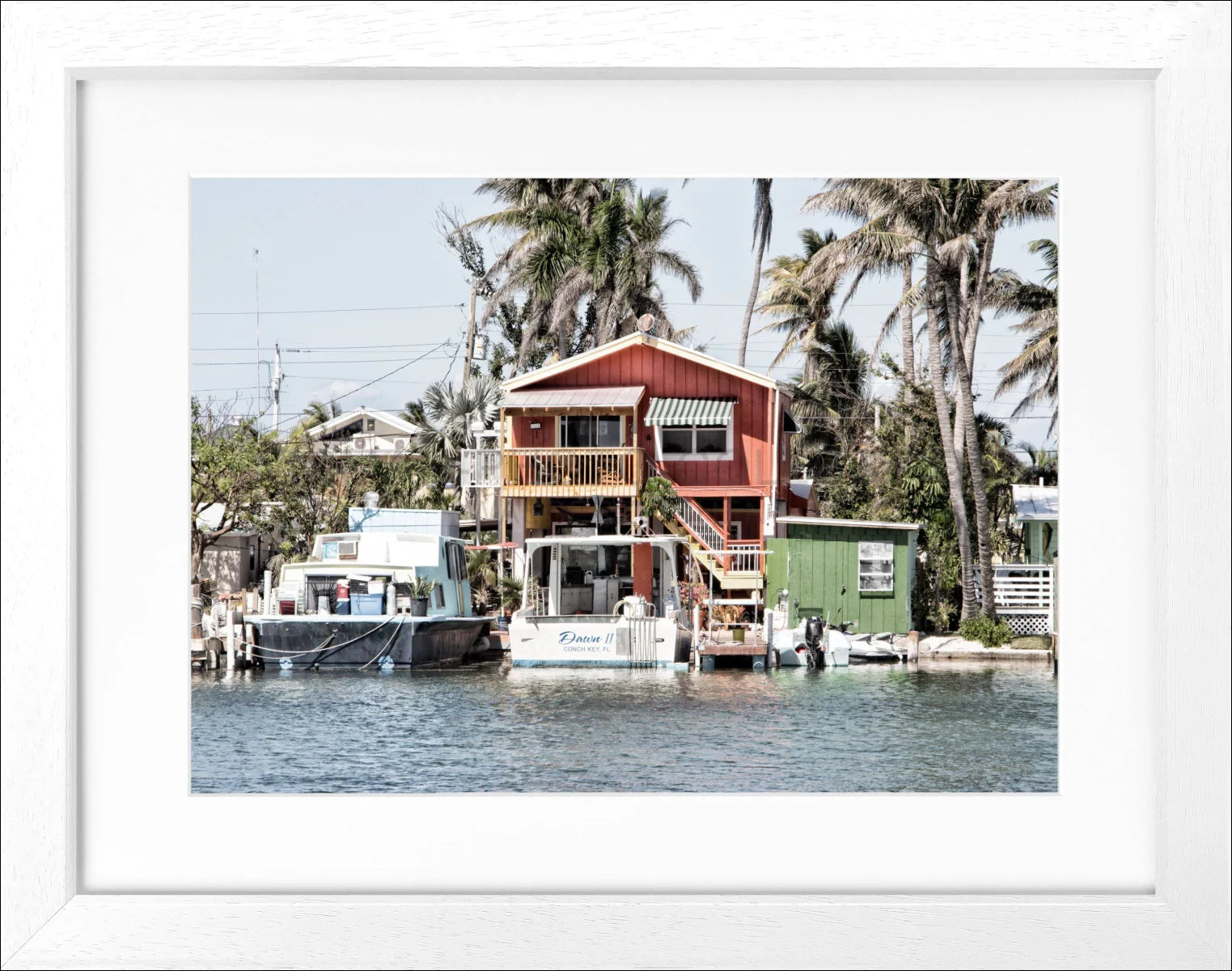 Poster mit Rahmen Florida Keys FL01 - Wandbilder