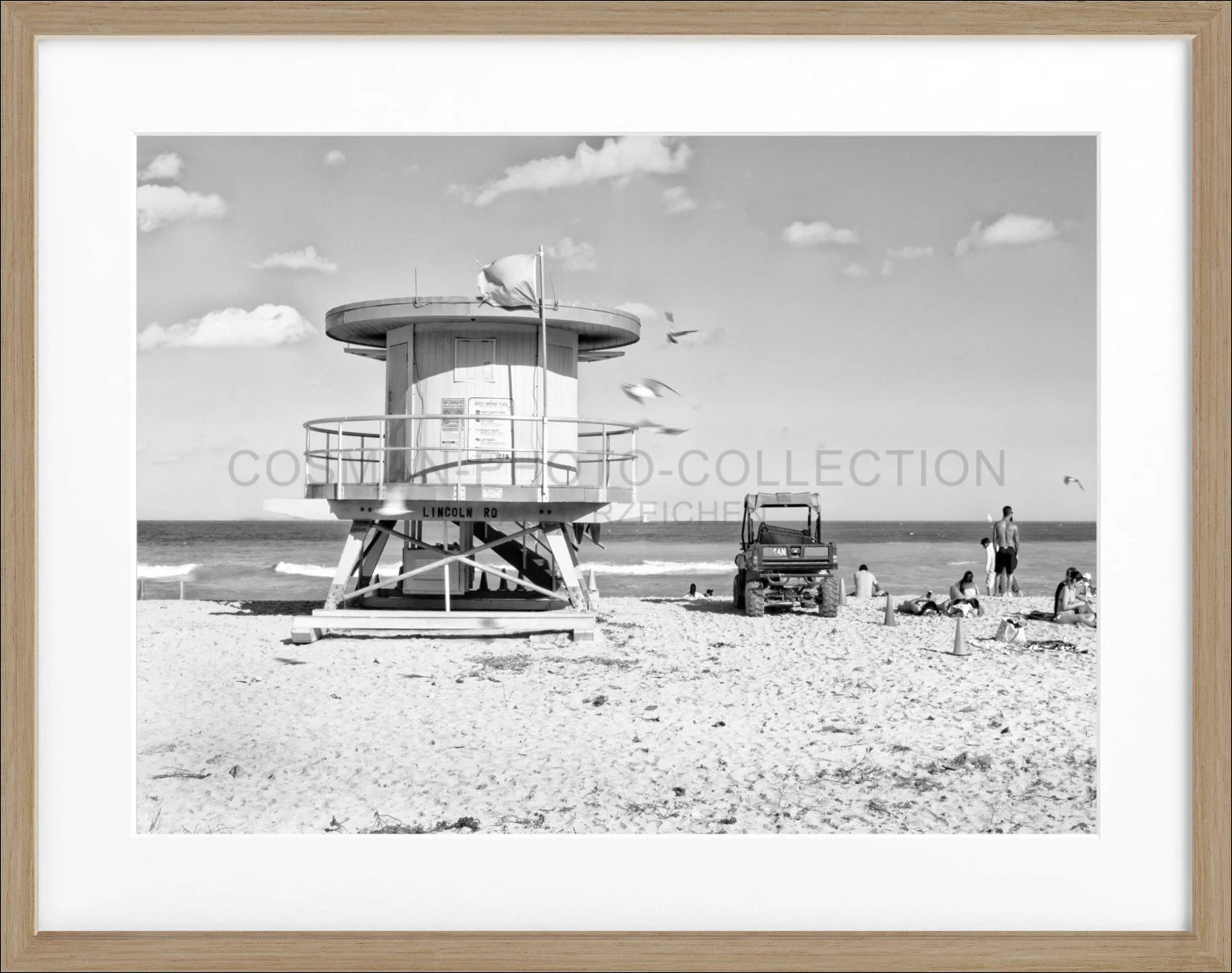 Poster mit Rahmen Florida Miami Beach FL16 - Wandbilder