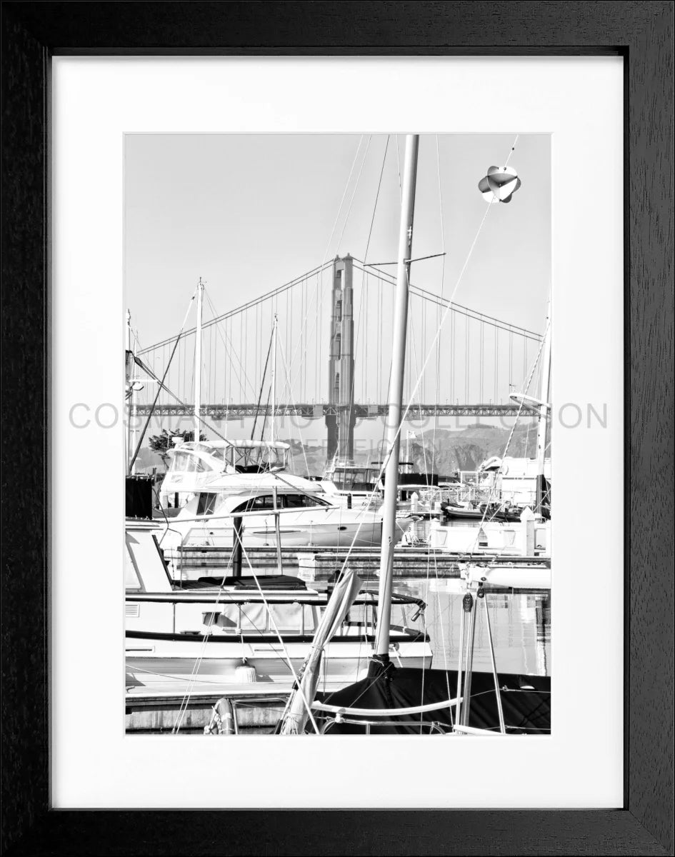 Poster mit Rahmen ’Golden Gate Bridge’ San Francisco SF15