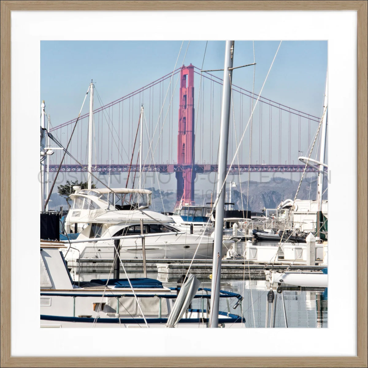 Poster mit Rahmen ’Golden Gate Bridge’ San Francisco SF15Q