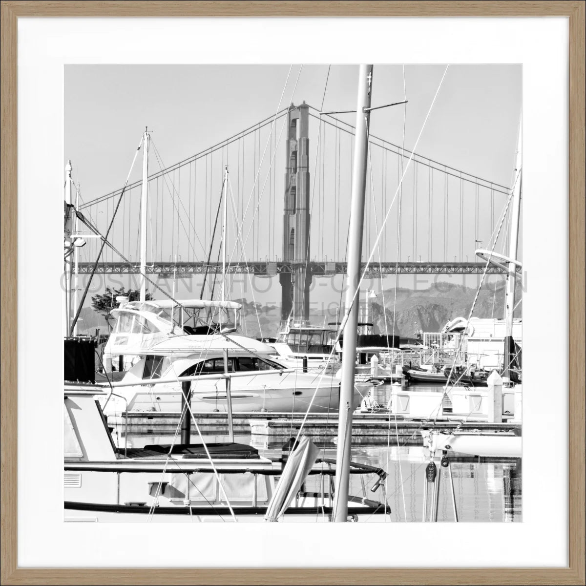 Poster mit Rahmen ’Golden Gate Bridge’ San Francisco SF15Q