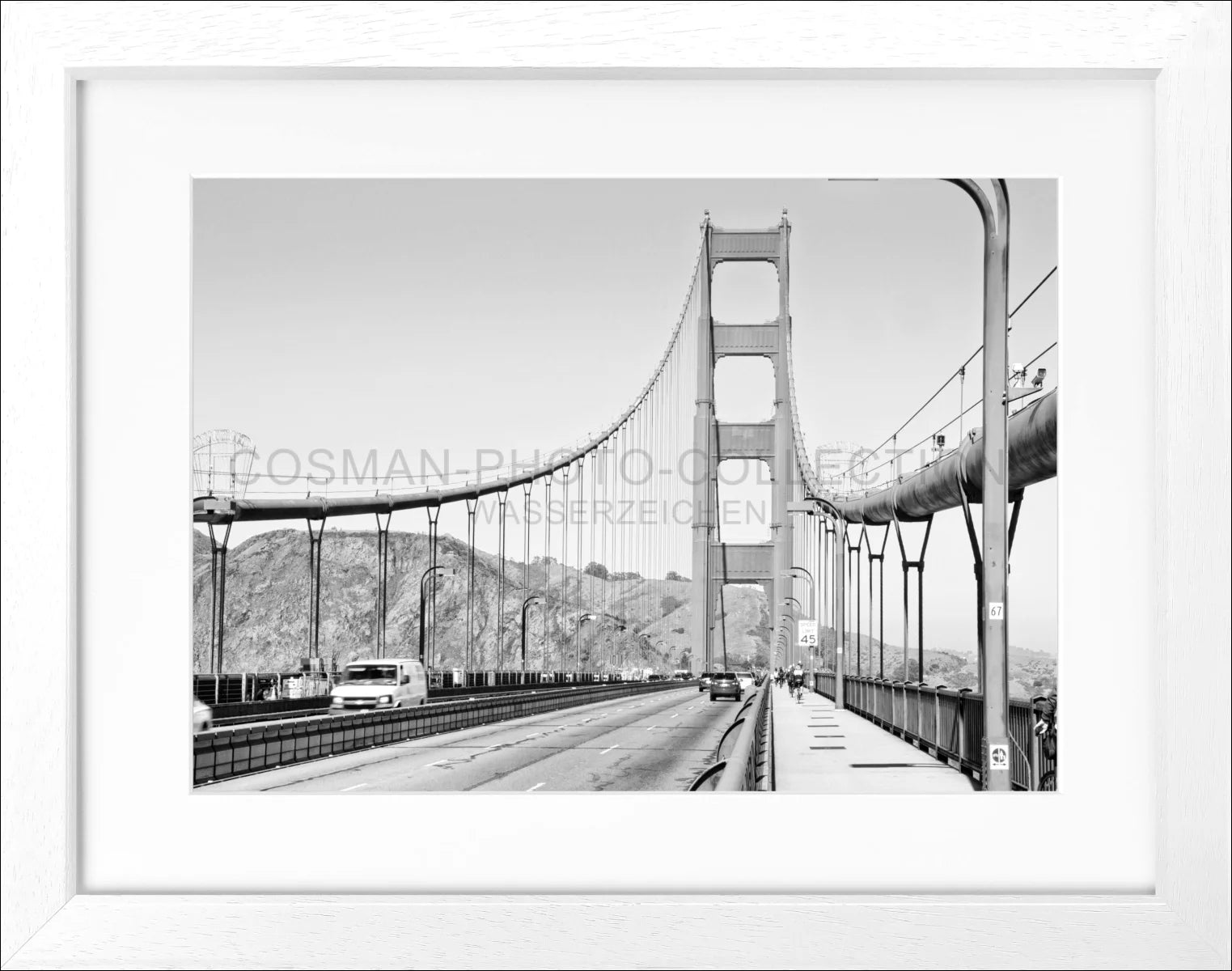 Poster mit Rahmen ’Golden Gate Bridge’ San Francisco SF21