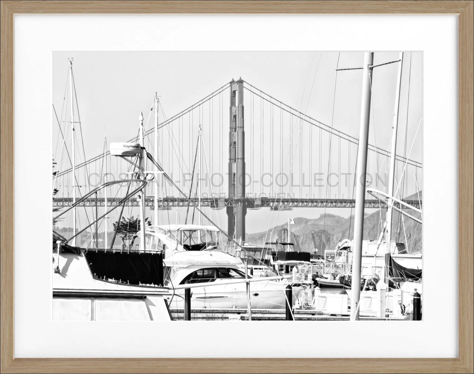 Poster mit Rahmen ’Golden Gate Bridge’ San Francisco SF42
