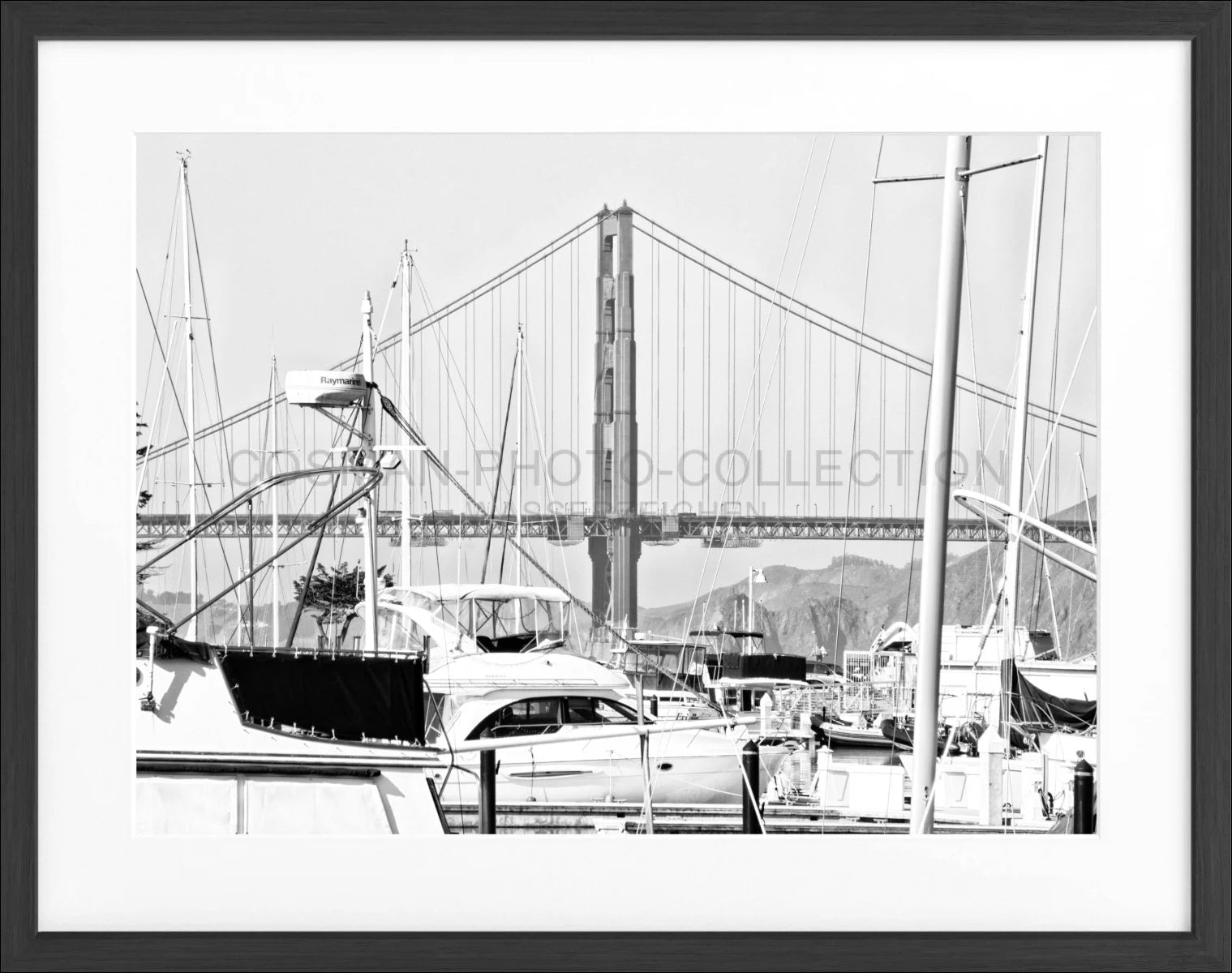 Poster mit Rahmen ’Golden Gate Bridge’ San Francisco SF42