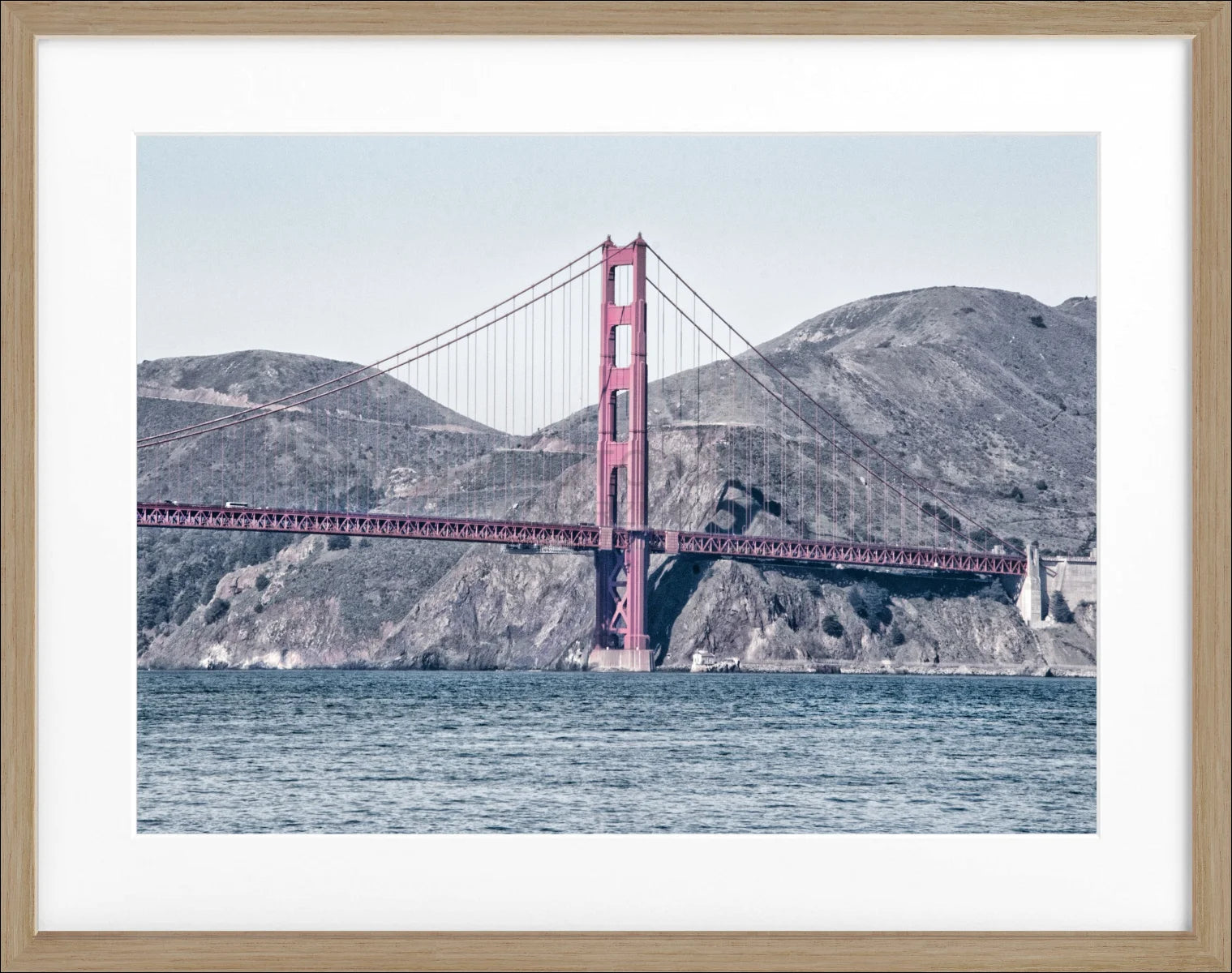 Poster mit Rahmen ’Golden Gate Bridge’ San Francisco SF43