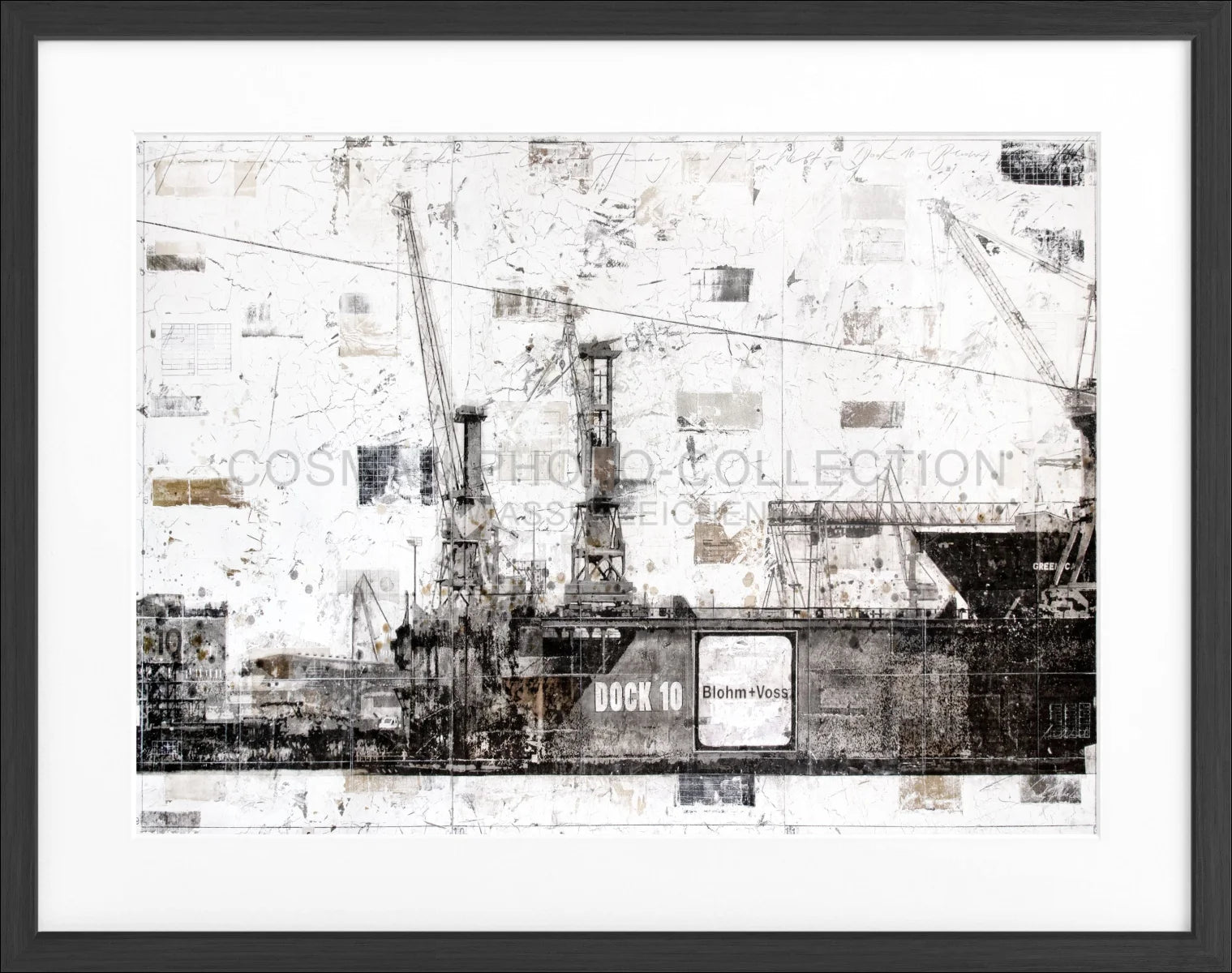 Poster mit Rahmen Hamburg Dock 10 GM09 - Wandbilder