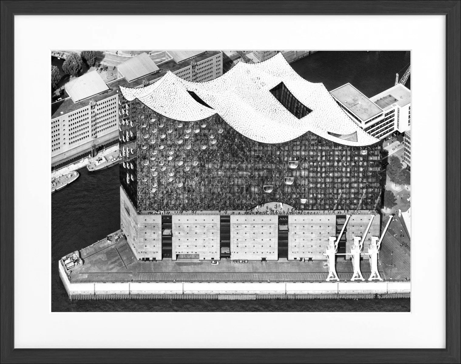 Poster mit Rahmen Hamburg Elbphilharmonie HH04A - Wandbilder