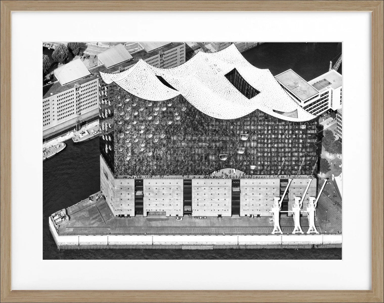 Poster mit Rahmen Hamburg Elbphilharmonie HH04A - Wandbilder