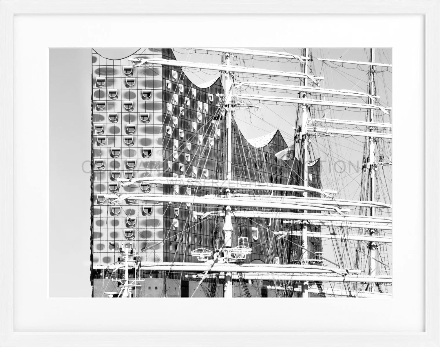 Poster mit Rahmen Hamburg Elbphilharmonie HH18A - Wandbilder