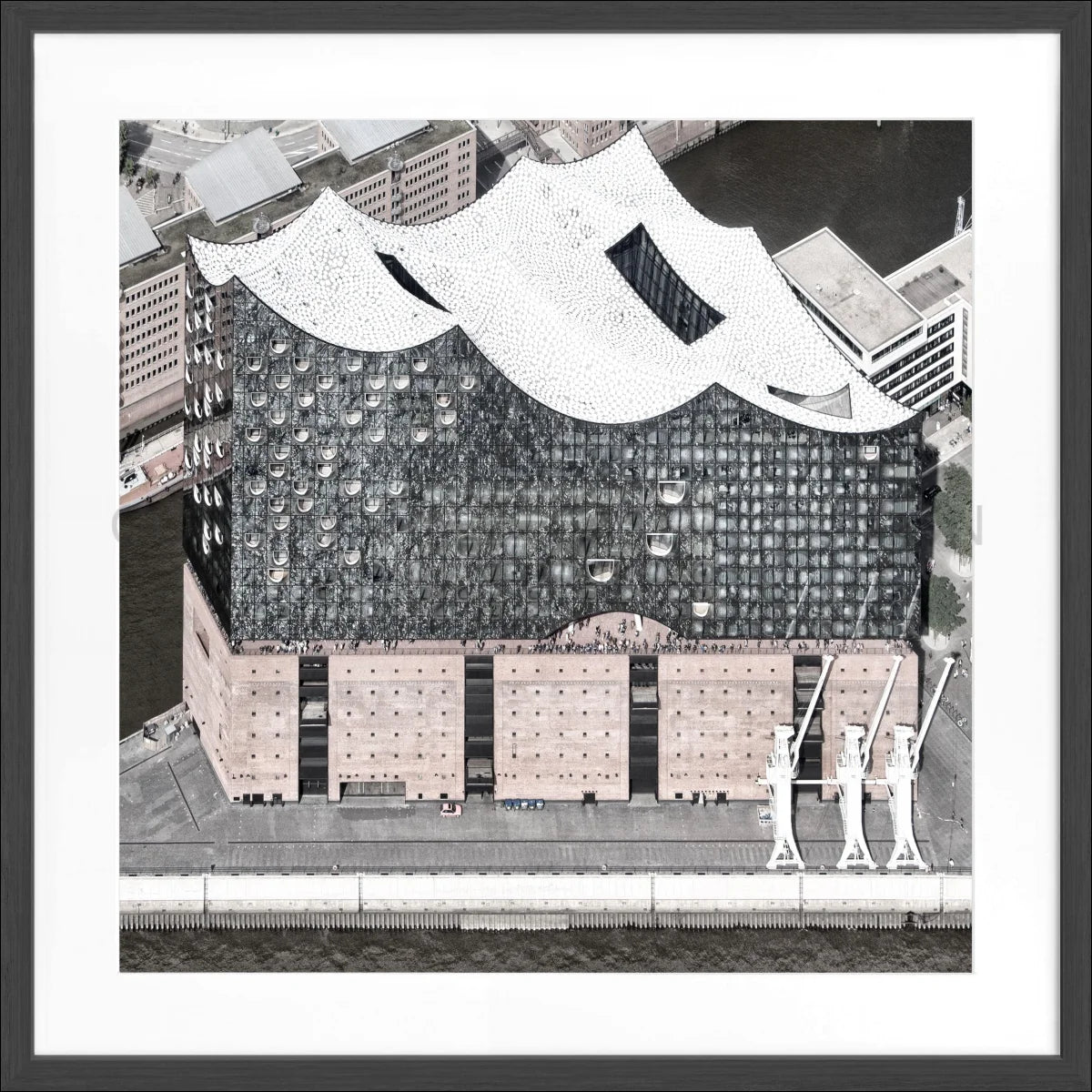 Poster mit Rahmen Hamburg ’Elphi’ HH47 - Wandbilder