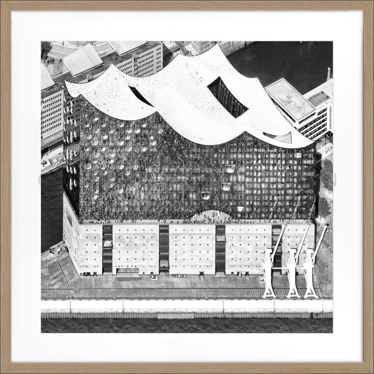 Poster mit Rahmen Hamburg ’Elphi’ HH47 - Wandbilder