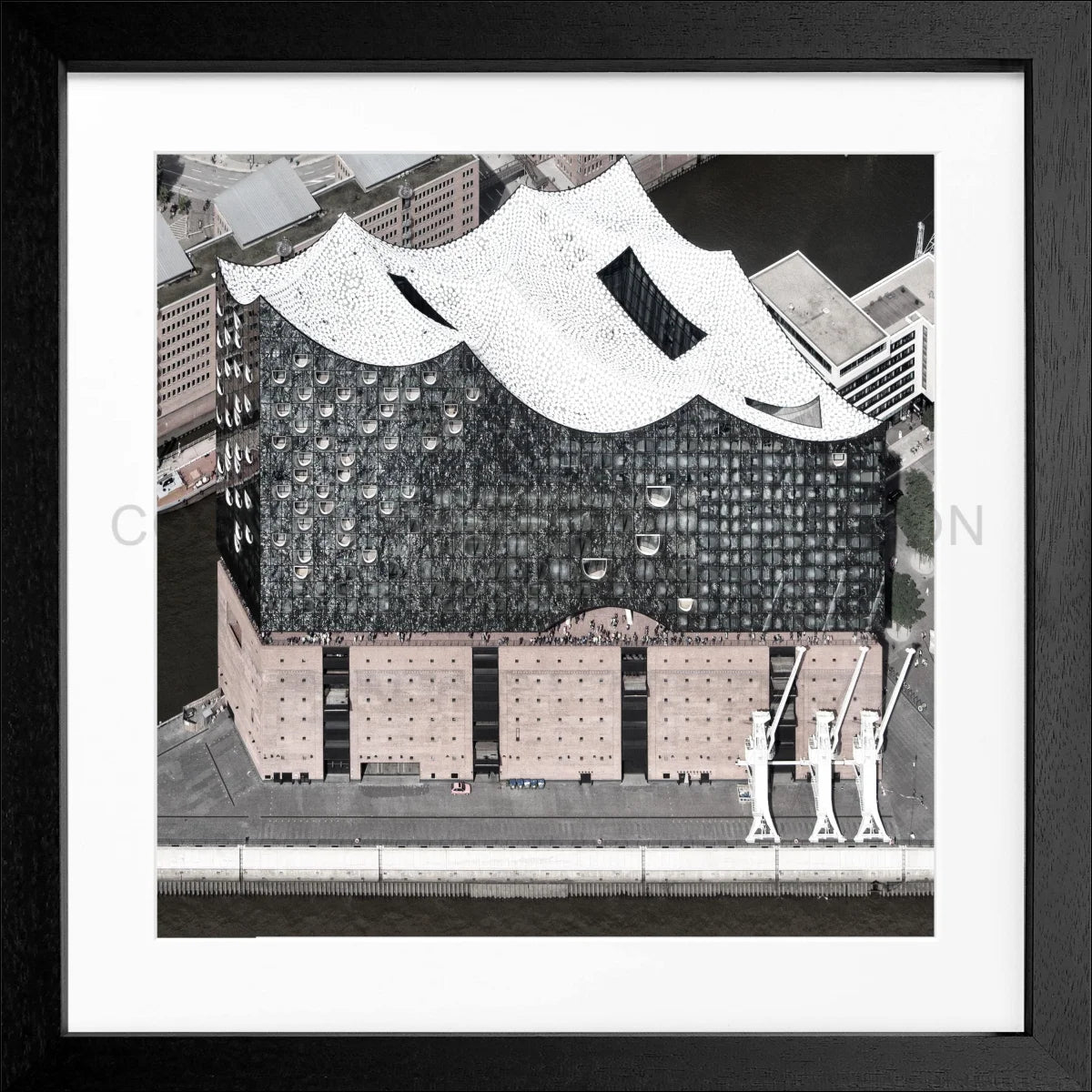 Poster mit Rahmen Hamburg ’Elphi’ HH47 - Wandbilder