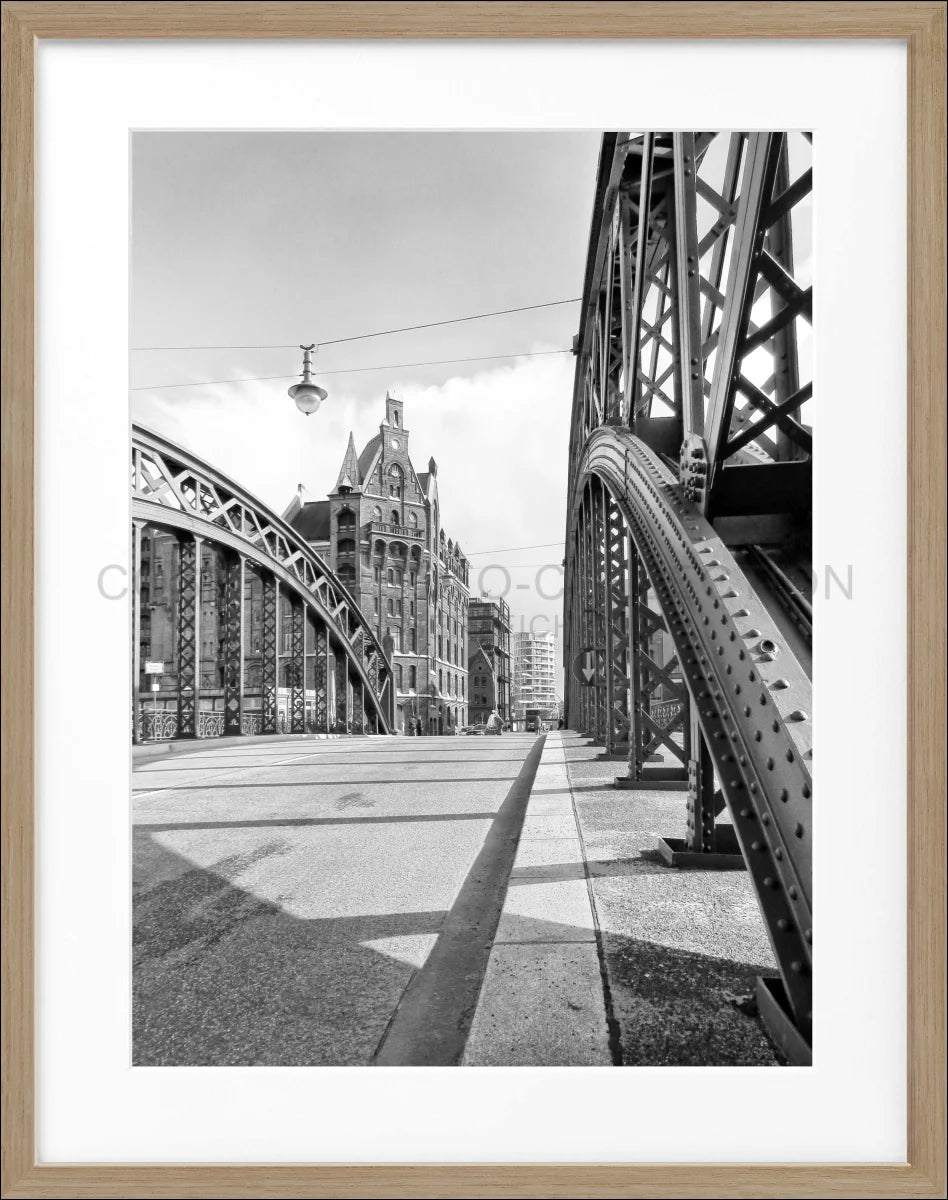 Poster mit Rahmen Hamburg ’Speicherstadt’ HH29 - Wandbilder