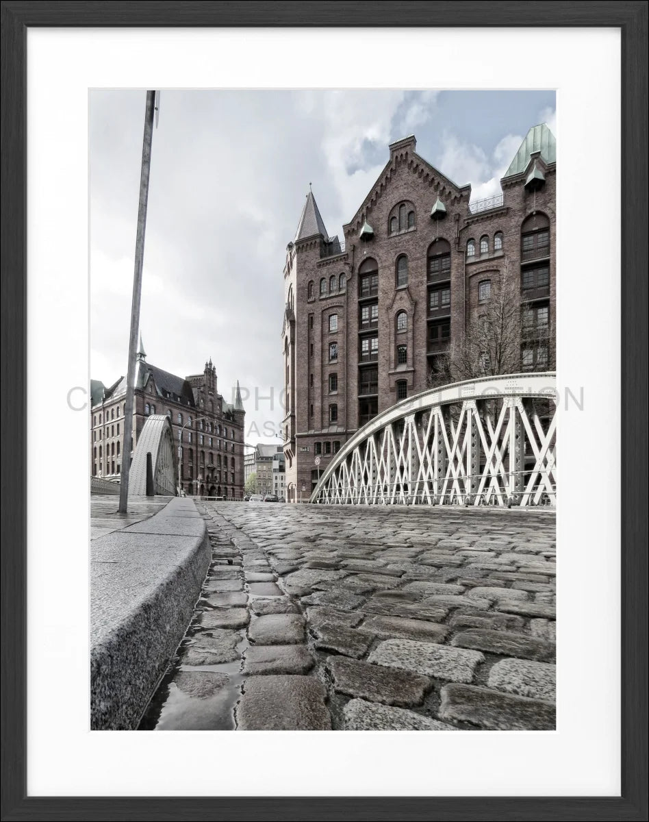 Poster mit Rahmen Hamburg ’Speicherstadt’ HH31 - Wandbilder