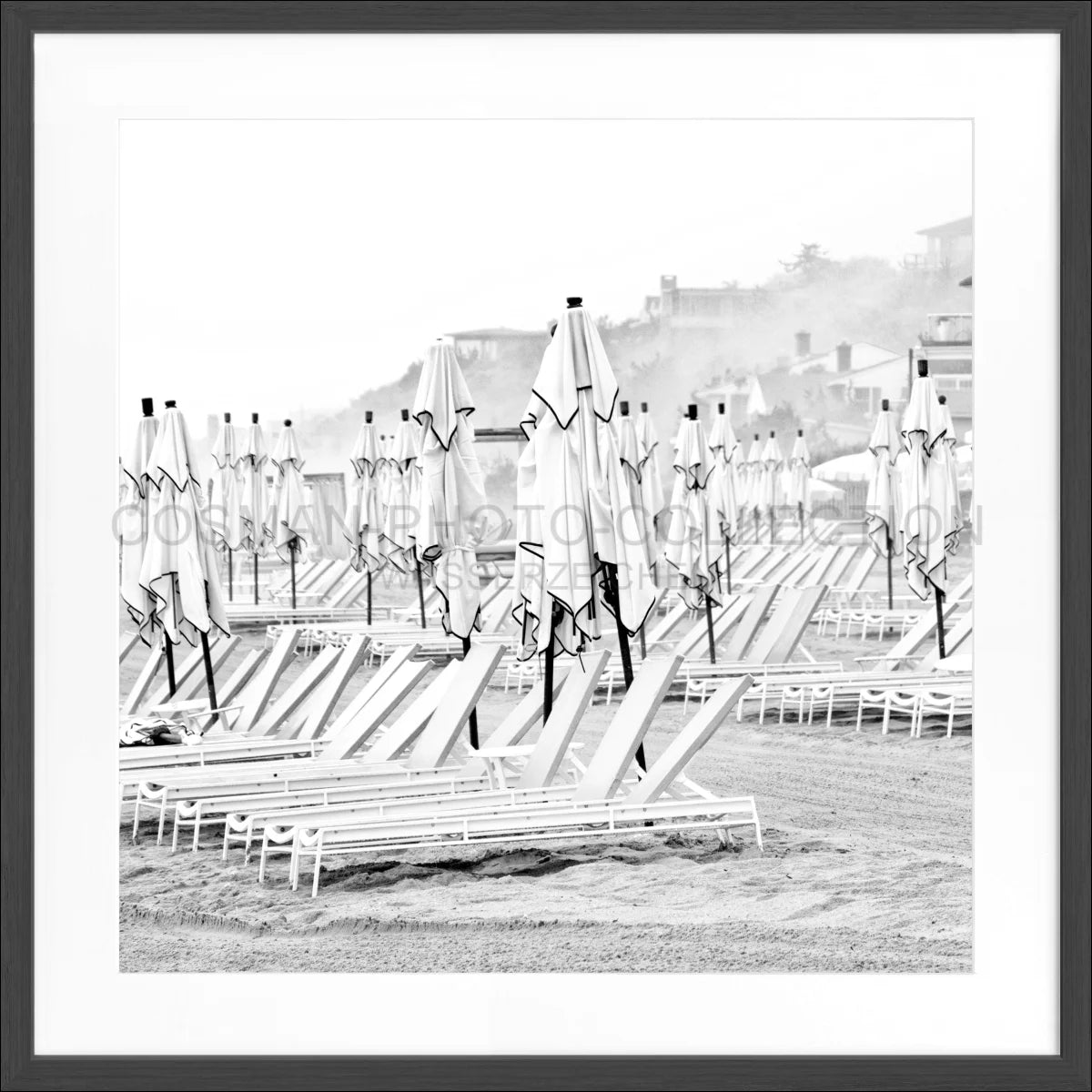 Poster mit Rahmen Hamptons Long Island ’Beach’ HM20Q