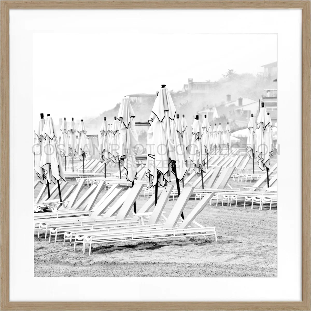 Poster mit Rahmen Hamptons Long Island ’Beach’ HM20Q