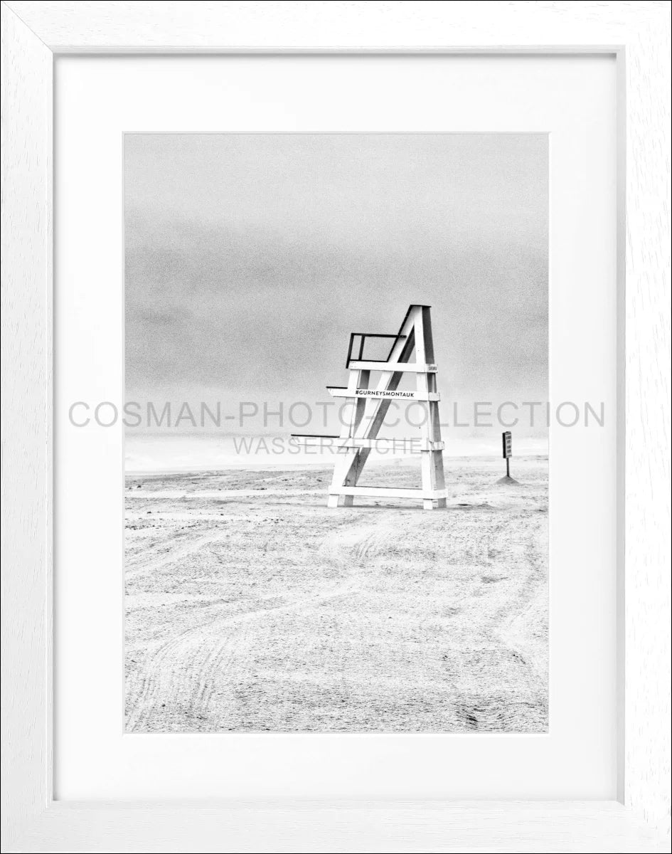 Poster mit Rahmen Hamptons Long Island ’Beach’ HM27