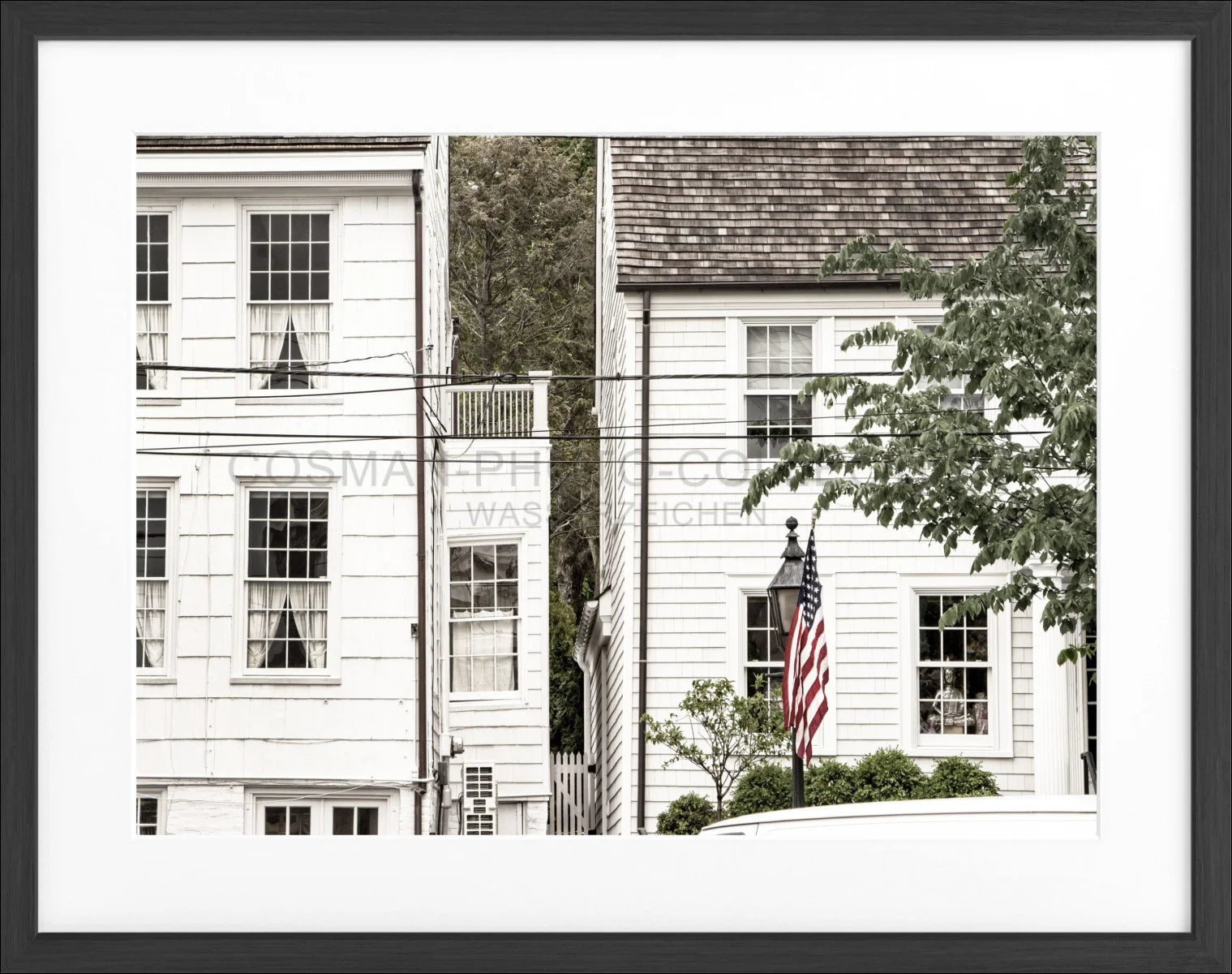 Poster mit Rahmen Hamptons Long Island HM22 - Wandbilder