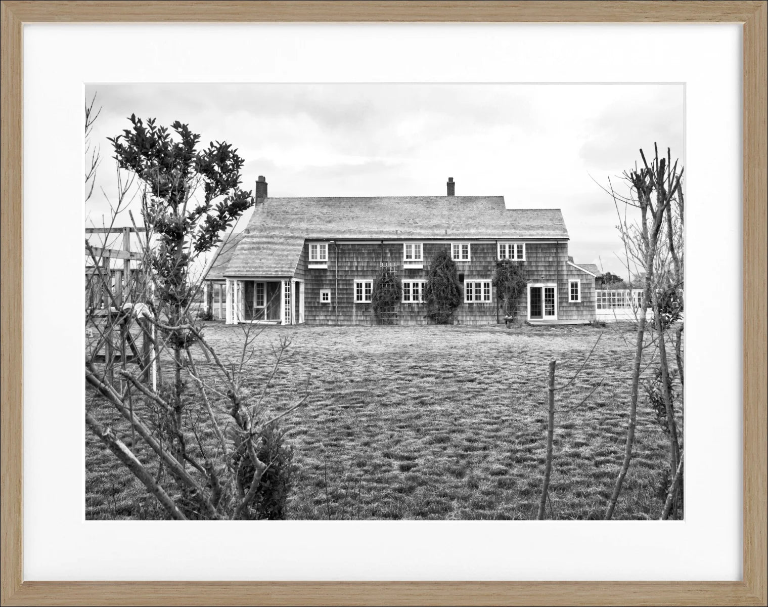 Poster mit Rahmen Hamptons Long Island ’House’ HM25B