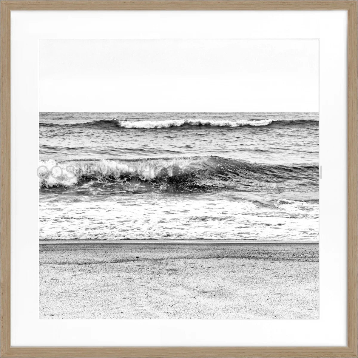 Poster mit Rahmen Hamptons Long Island ’Ocean’ HM21Q