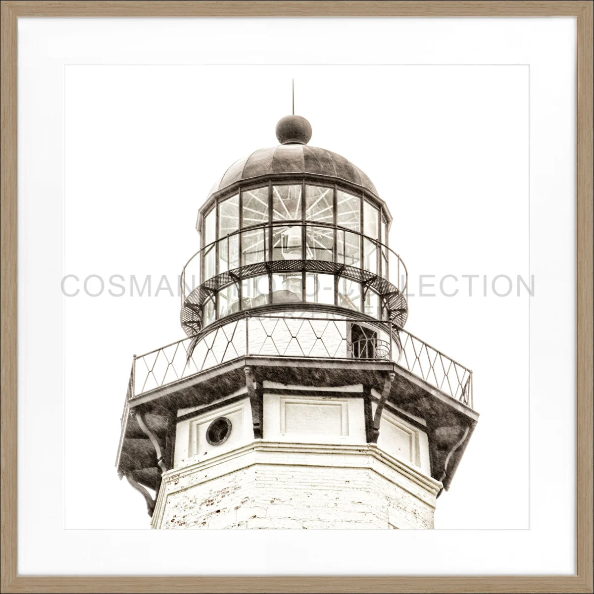 Poster mit Rahmen Hamptons Montauk ’Lighthouse’ HM13Q