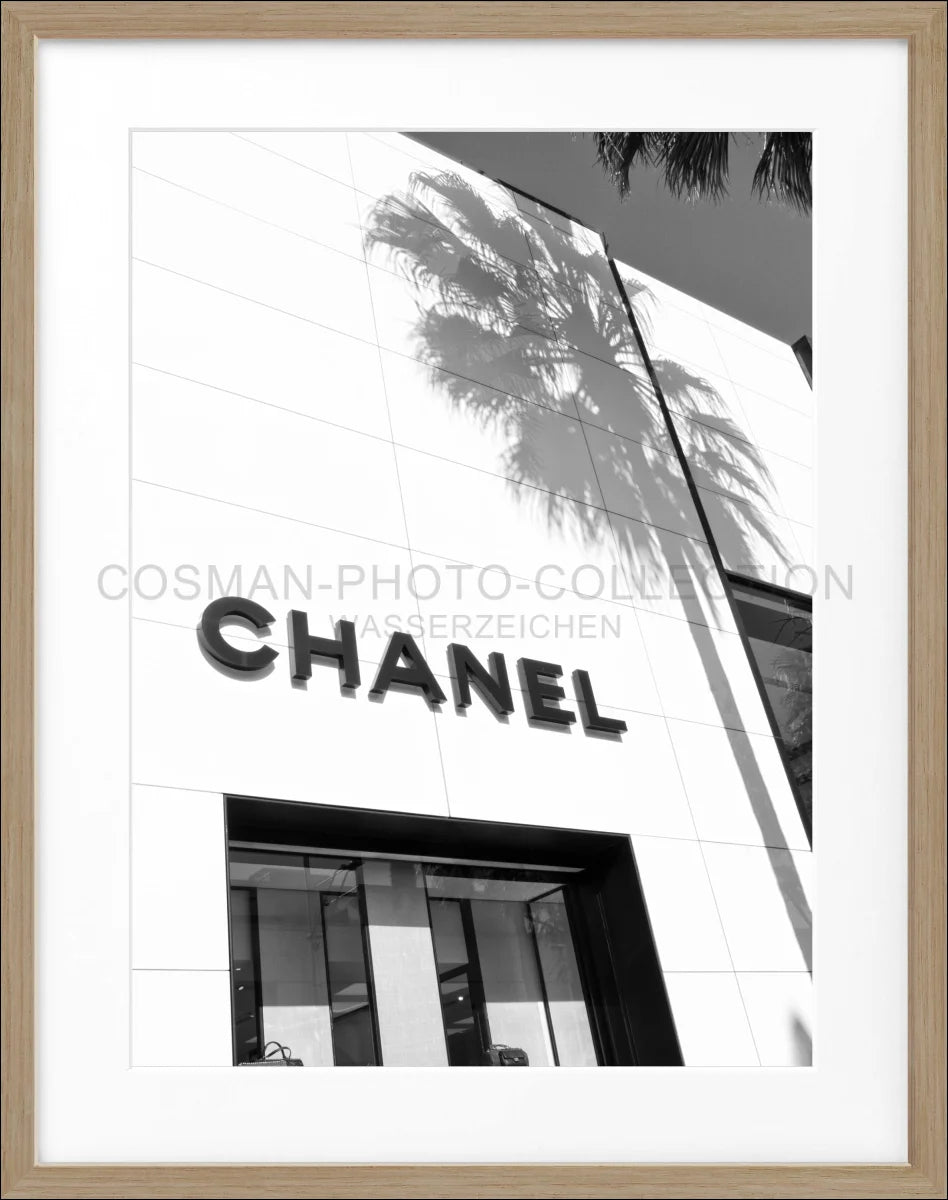 Poster mit Rahmen Kalifornien Beverly Hills ’CHANEL’ HW05