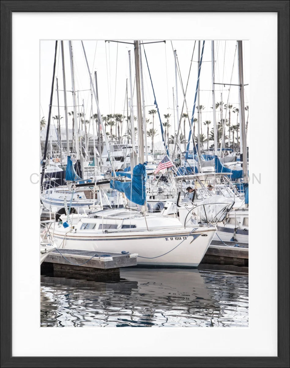 Poster mit Rahmen Kalifornien ’Boat’ K177 - Wandbilder