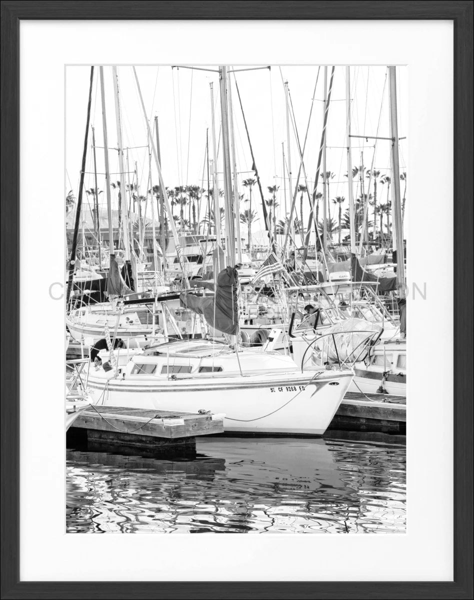 Poster mit Rahmen Kalifornien ’Boat’ K177 - Wandbilder